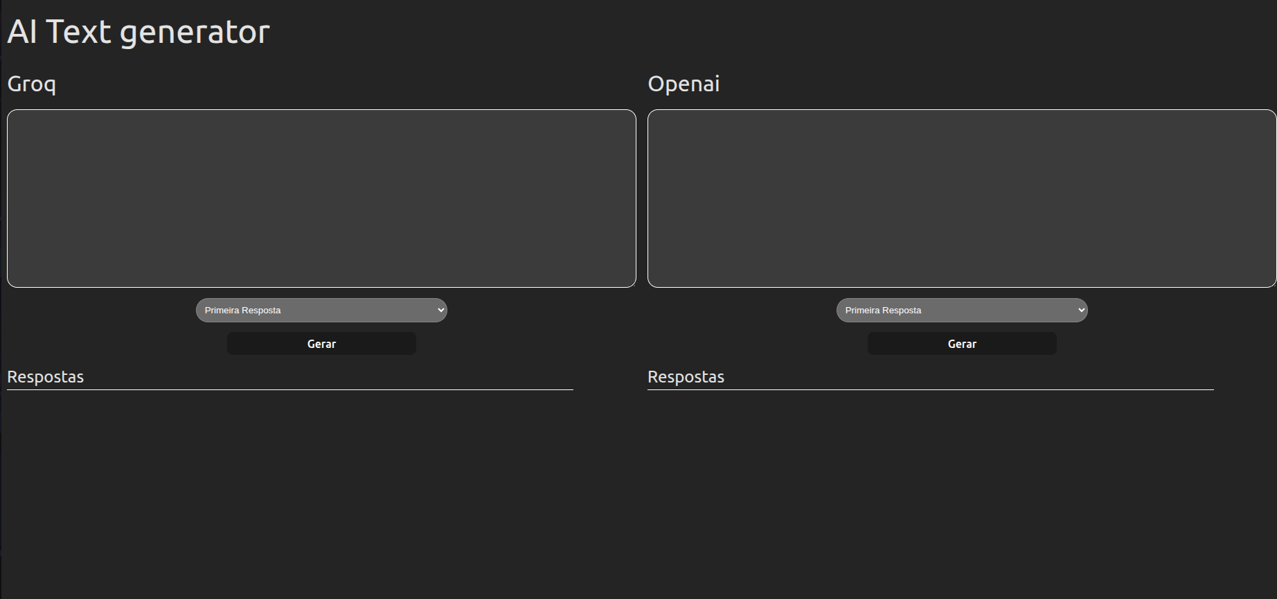 Chat AI Comparer App